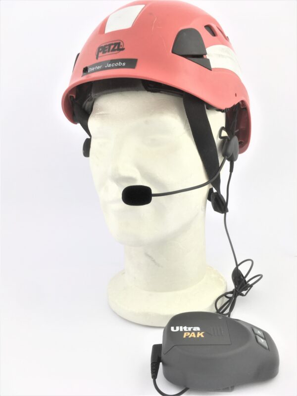 Intercom headset voor helm - halfopen